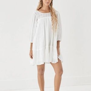 American Eagle AE Swingy Mini Dress Size M White - new w/ tags